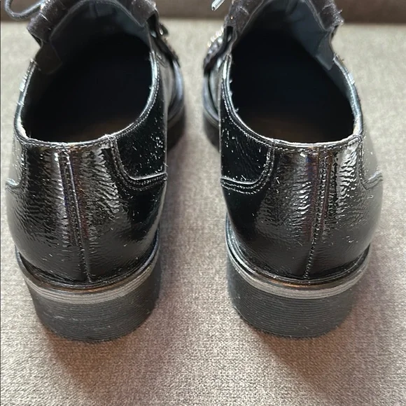 Paul Green Black Studded Oxfords - Picture 7 of 11